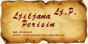 Ljiljana Perišin vizit kartica